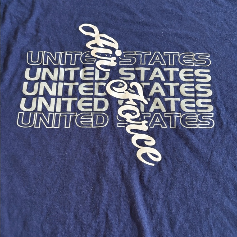 Air Force Graphic Blue Men's T-Shirt Size XL